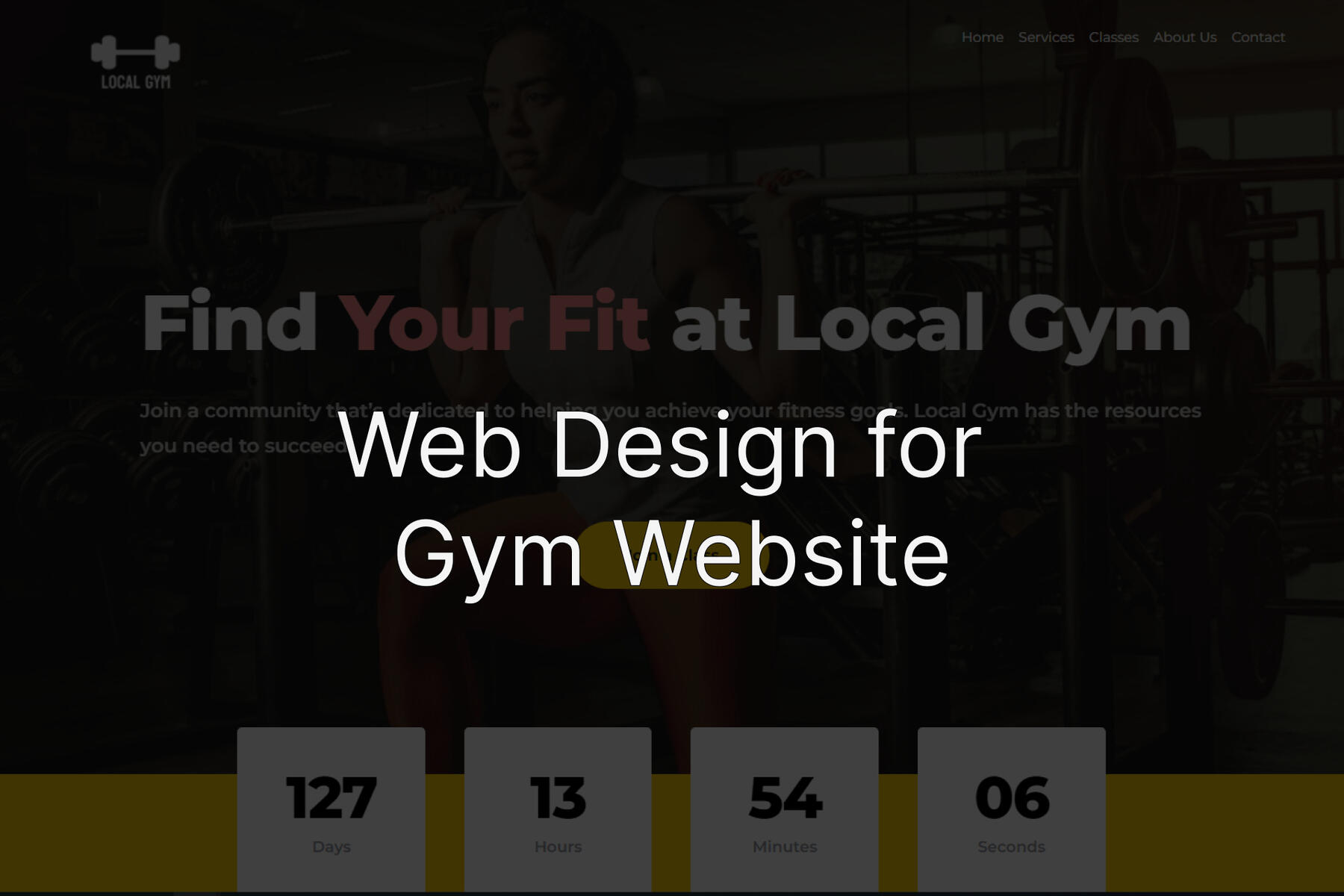Case Study for Gym Web Design